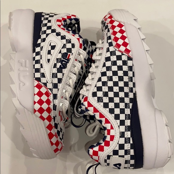 checkered fila disruptors